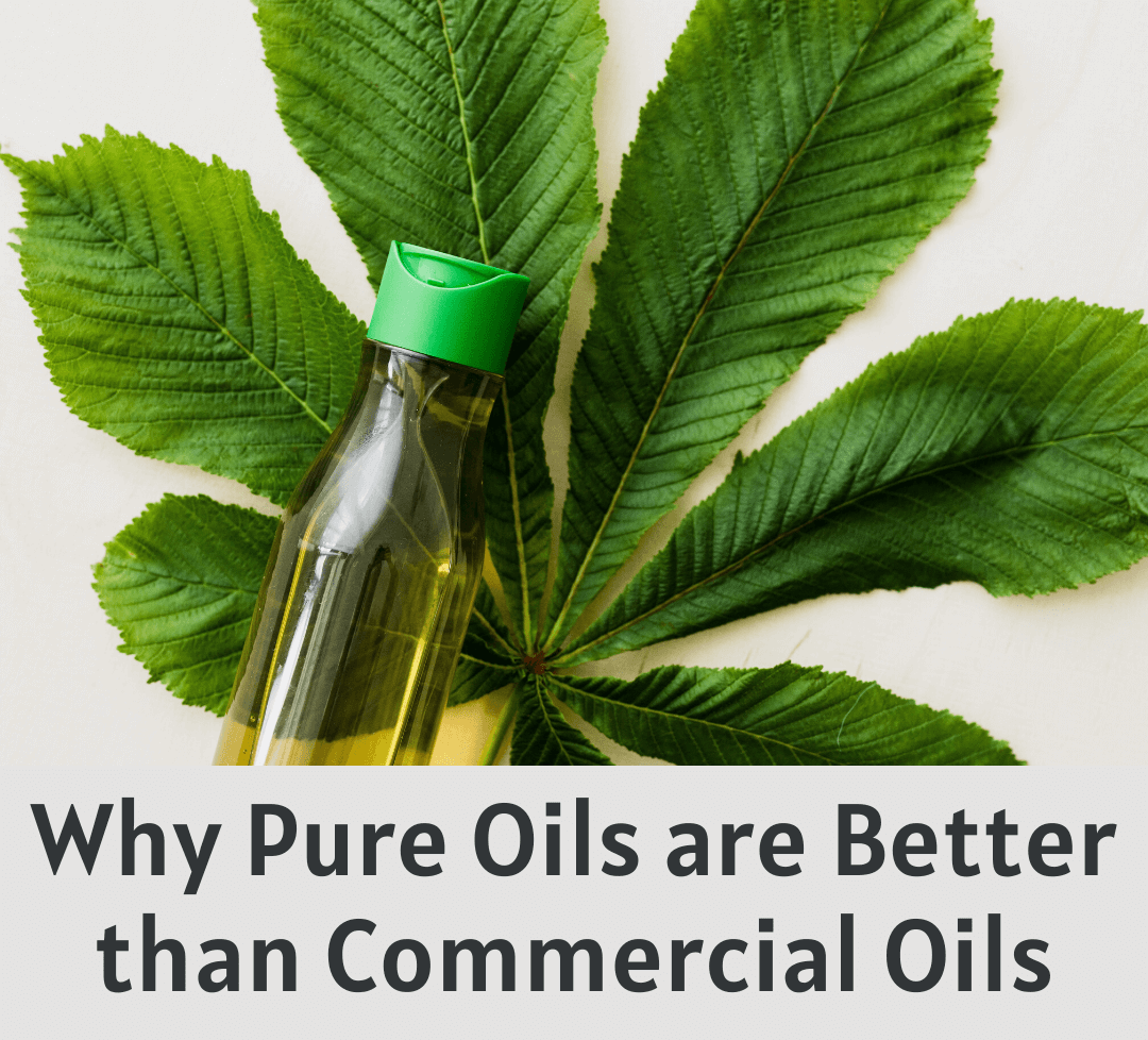 Don't get swayed by the beautiful packaging on commercial hair oils! Here are 10 reasons why pure oils are better than commercial oils - in every way!